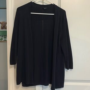 🍀Talbots Navy Blue 3/4 Sleeve Cardigan